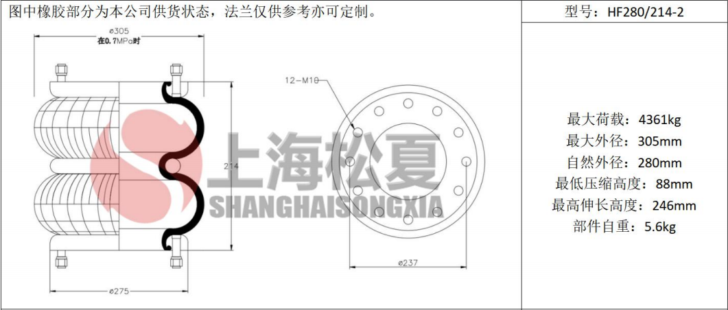 拖車用<a href='http://www.runjiatex.com/' target='_blank'><u>空氣彈簧</u></a>